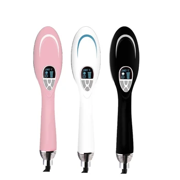 

Digital Electric Hair Dryer Brush hair Comb Detangling Straightening Ions Hair Brush EU/US/UK Plug