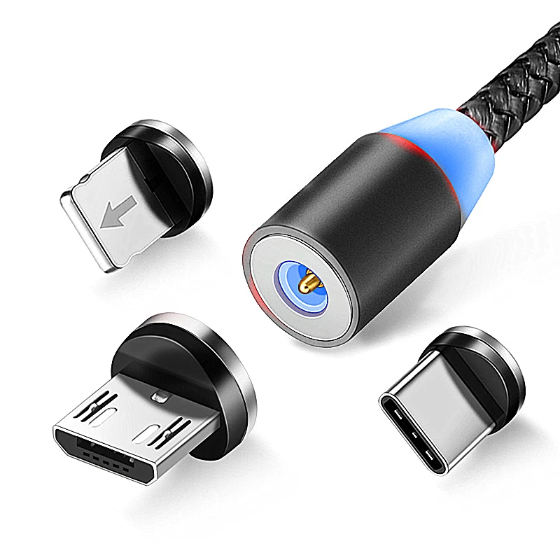 

For Samsung Galaxy A50 A7 A6 J3 J7 J8 2018 Plus S10 S8 USB Type C magnetic charging Honor 8X 10 Lite Y9 2019 Phone Charger Cable