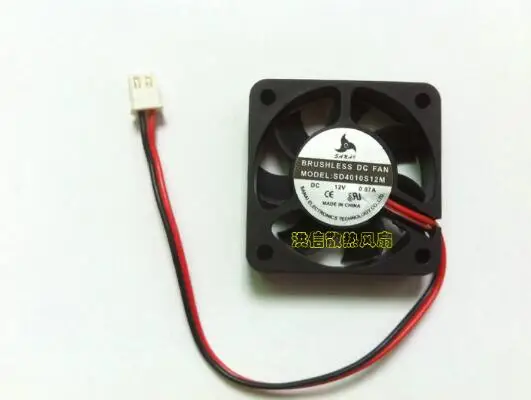 SANAI 40*40*10 SD4010S12M DC12V 0.07A 4 см два провода ультра тихий вентилятор охлаждения|quiet cooling