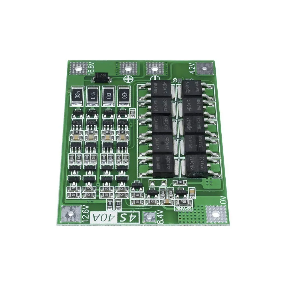 4S 40A литий ионная литиевая батарея 18650 зарядное устройство PCB BMS Защитная плата с