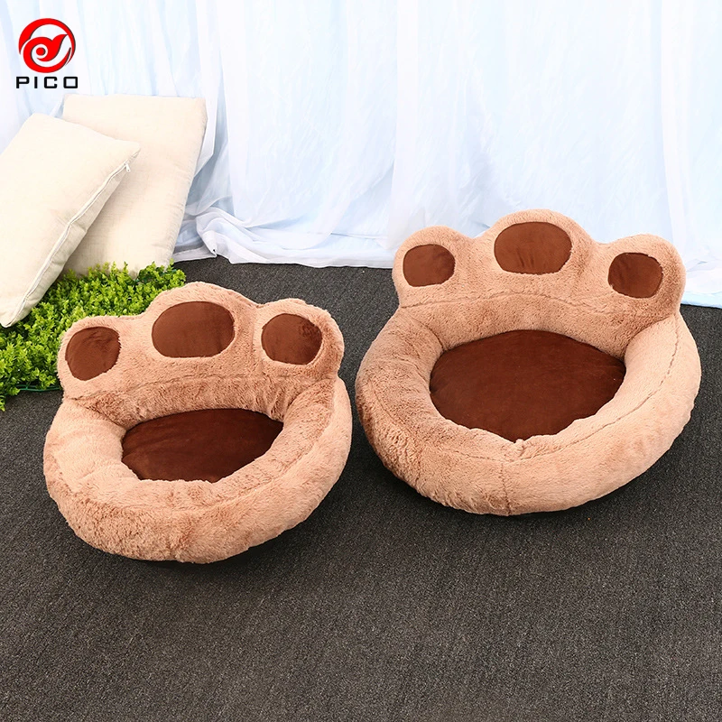 New Arrive Winter Lovely Pet Dog Bed Soft Material Pet Nest Cute Paw