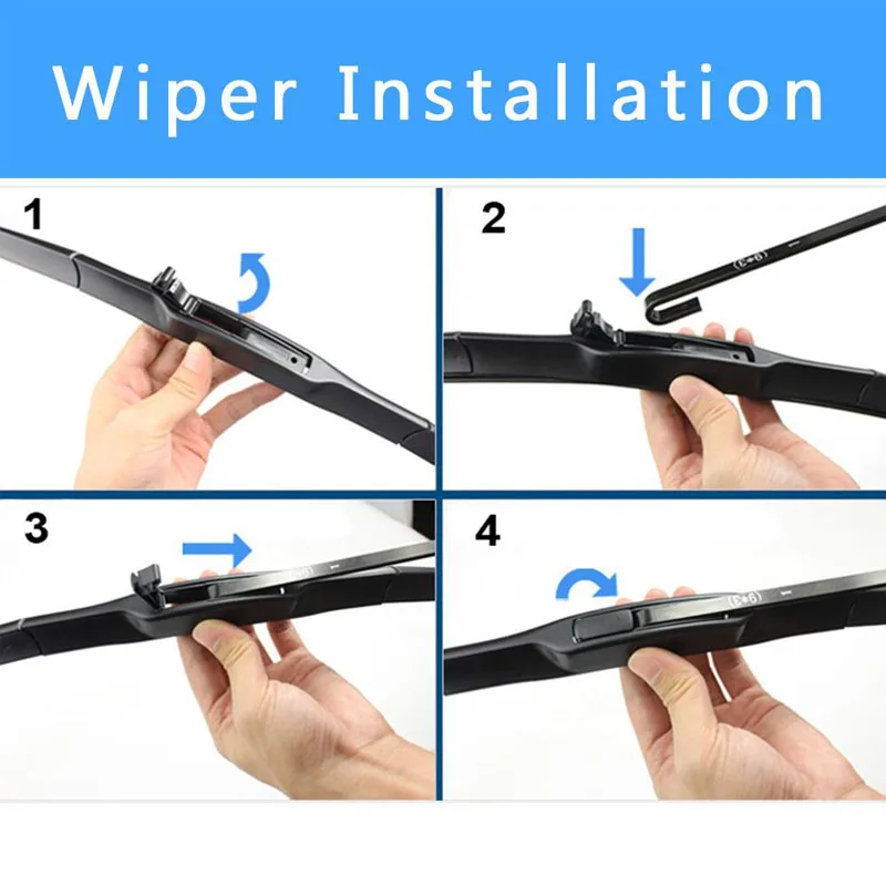 Online QEEPEI Vorne und Hinten Wischerblatt Arm Für Hyundai IX35 2005 2006 2007 2008 2009 2010 Scheibenwischer Auto Auto zubehör