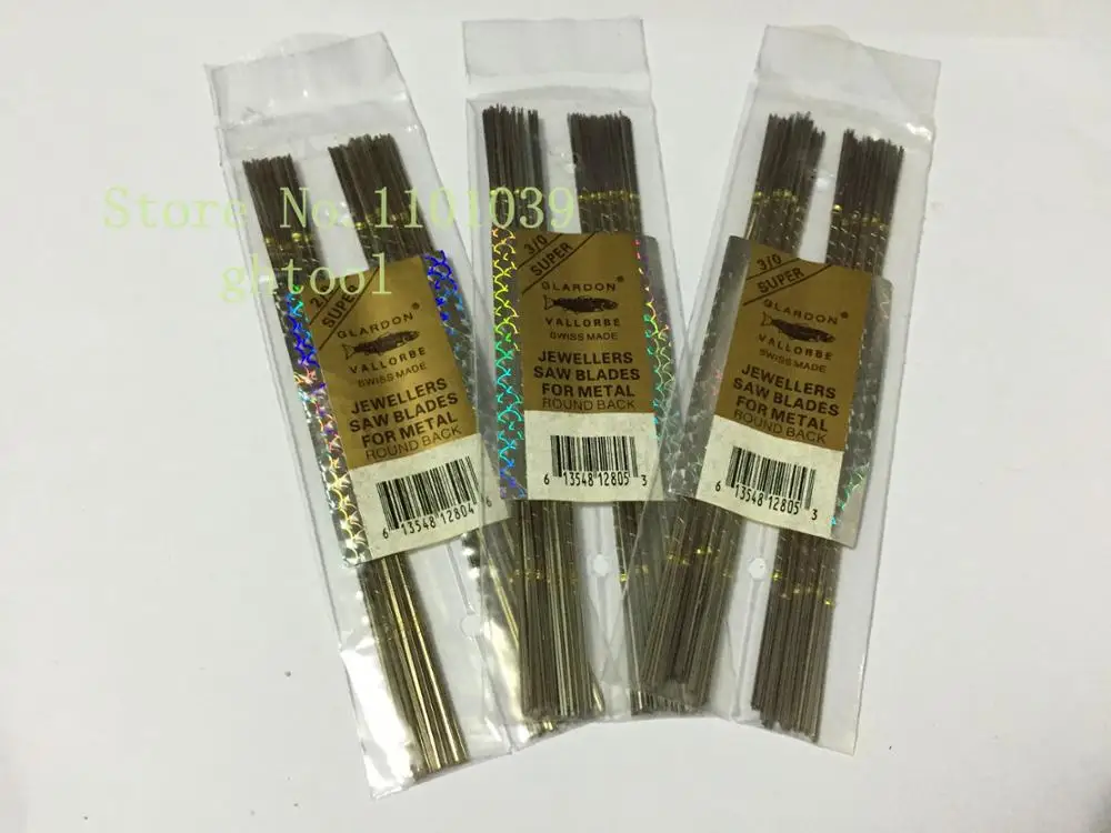 

Free Shipping Size 3/0 Glardon Vallorbe Sawblade Jewelry Making Tools 144pcs/pack Jewelry Saw Blades ghtool