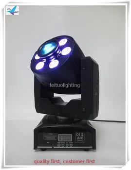 

4pcs/lot free shipping 6*8w rgbw wash leds 30w led spot nice gobos moving head 30w spot wash