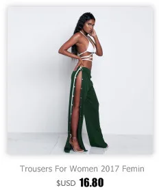 Sexy fall Winter green Pants Women Skinny Casual Party wear 2017 New Fashion Long ruffle Pant For Women flared Trousers