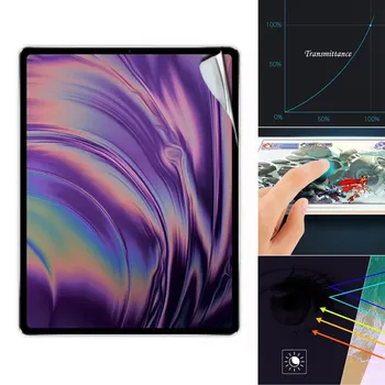 

OMESHIN Pet Screen Protector 4Pcs PET HD Screen Protector Film For Apple IPad PRO 2018 12.9 Inch For Ipad Screen Protector