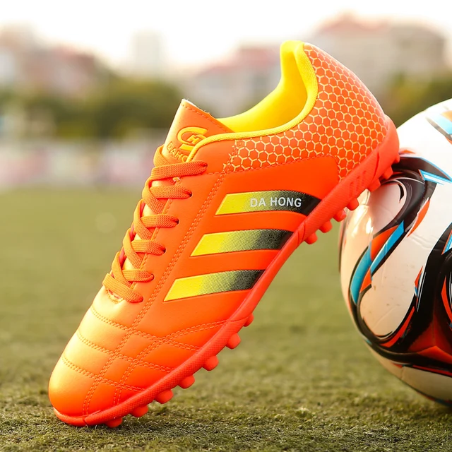 2019 Boys Kids Football Boots FG Soccer Shoes for Children PU Leather