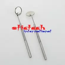 Через ems или dhl 100 шт. новое мини-ручка стоматологическое зеркало инспекционный инструмент авто-стоматолог