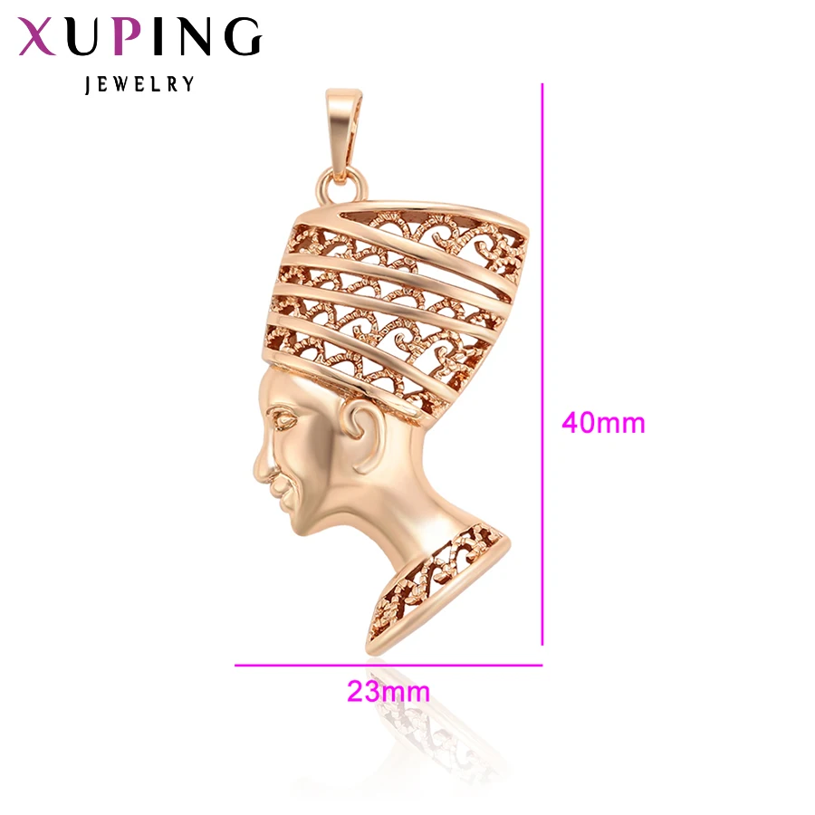 Xuping-collar con colgante clásico para mujer y niña, joyería Popular de moda, regalo nuevo, 34055