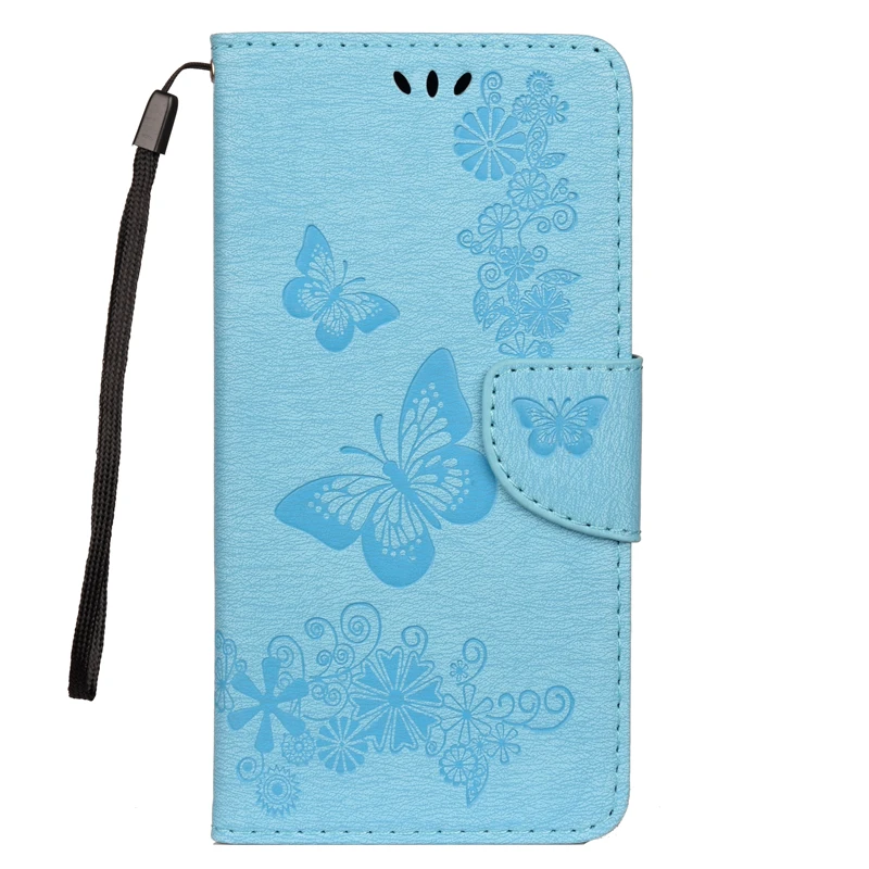 Retro Printing Butterfly Wallet Flip PU Leather Strap Stand Case For HUAWEI HONOR 8X Magnetic Phone Cover w Card Slots Lanyard (6)