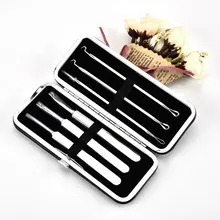 ZD 6 шт./лот Новая мода игла для удаления прыщей Набор Профессиональный очиститель пор многофункциональные инструменты для ухода за лицом наборы XN360M