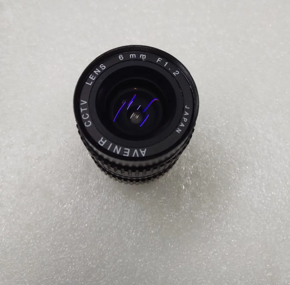 

used secondhand original Japan Avenir CCTV lens 6mm C mount lens F1.2