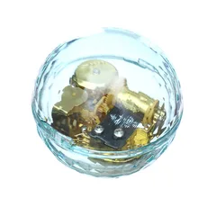 Круглый прозрачный акриловый музыкальная шкатулка замок в небе 3 цвета на выбор