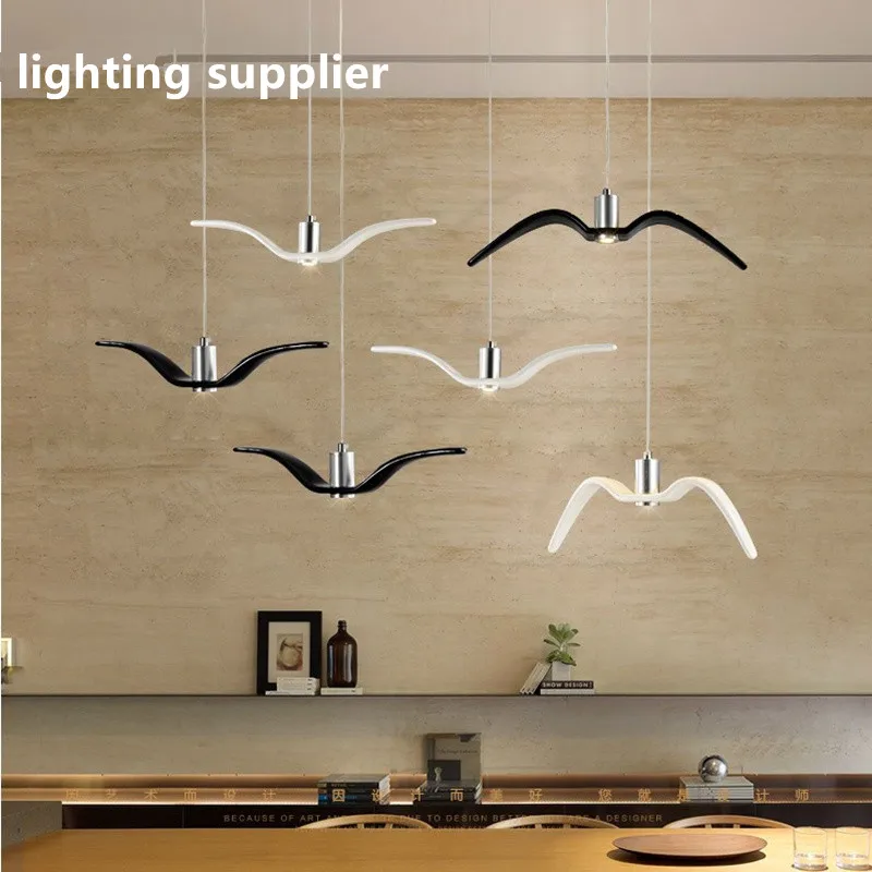 Kopen Hars Brokis Night Vogels silhouet sky vrijheid vogel Meeuw hanger lamp