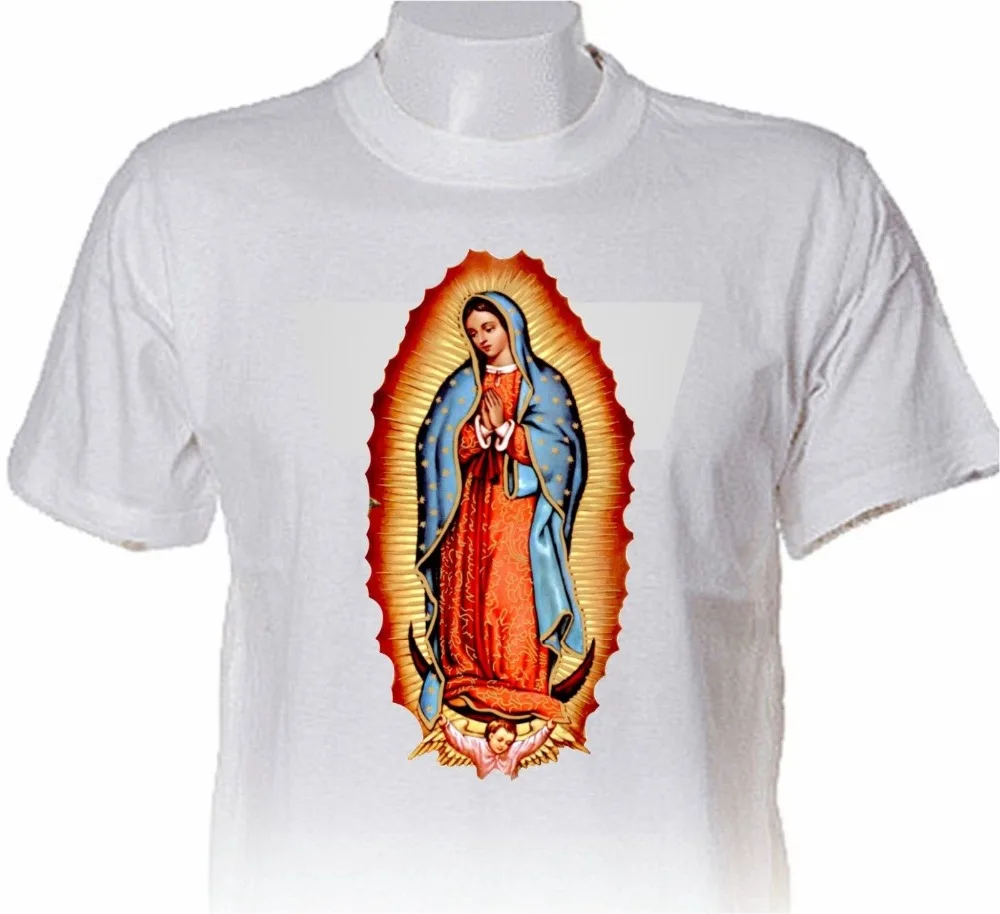 

Men 2019 Summer Round Neck Men'S T Shirt Summer Famous Clothing Virgen De Guadalupe Imagen - Christian T-Shirt 2013 Tops Tees