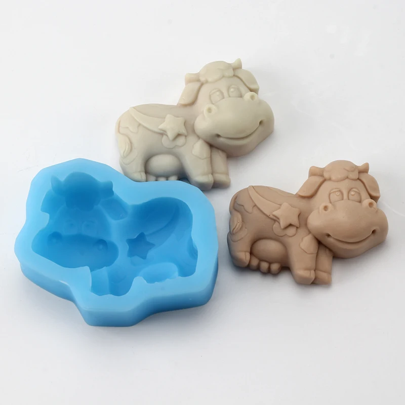 Мыльница в форме Телец силиконовая форма для ручной работы 12 созвездий|candy moulds|soap