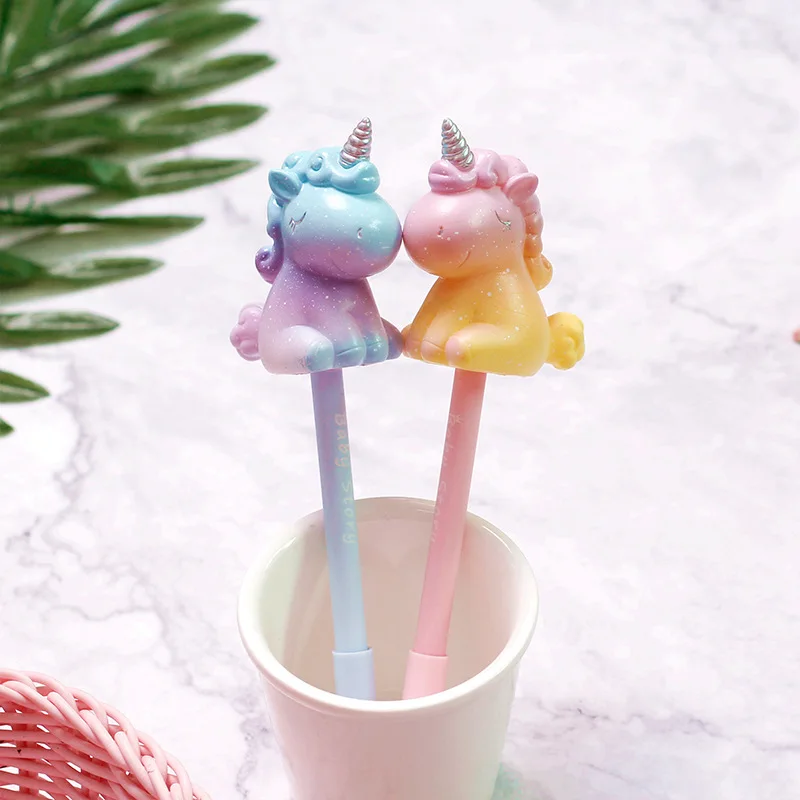 

Robot Unicorn Attack Gel Pen Signature Pen Escolar Papelaria School Office Supply Promotional Gift