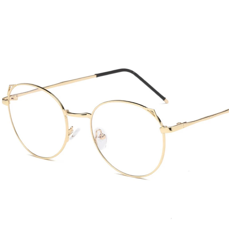 SPH-1,0-6,0 готовые очки по рецепту для близорукости для мужчин и женщин Высококлассные очки кошачий глаз для близоруких с диоптрией UF43 - Цвет линз: gold