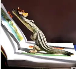 Творческий мультфильм весело крокодил небольшой вверх скандинавском стиле исследование украшения, чтобы дать бойфренду подарки статуя
