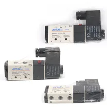 5/2 способ Пневматический электромагнитный клапан 4V210-06F DC12V 1/" порт пневматический распределительный клапан 0,15~ 0.8Mpa