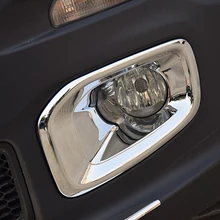 Free Shipping High Quality ABS Chrome Front Fog lamps cover Trim Fog lamp shade Trim For JEEP RENEGADE