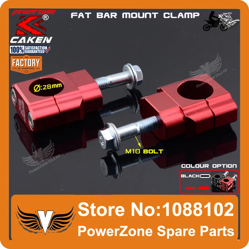 BilletHandleBarFatBarRisers28mmMountClampCRCRF125250450KX