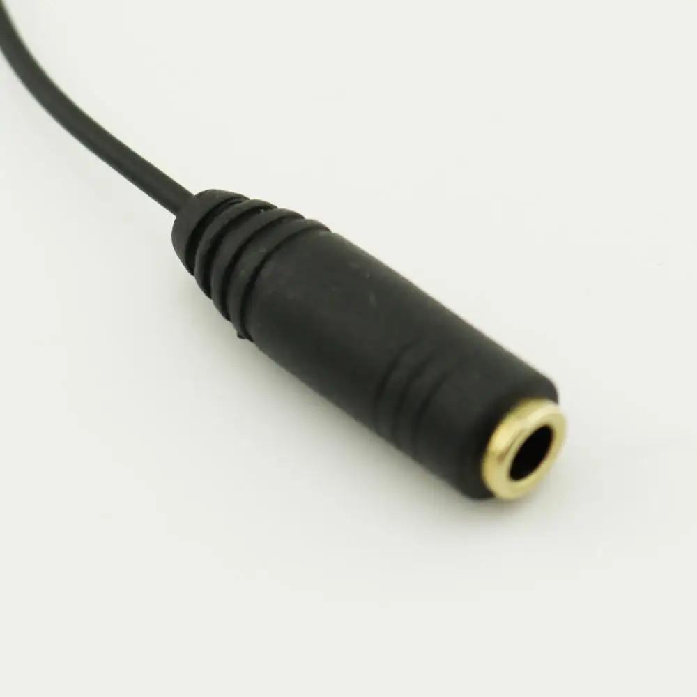 10pcs 3 5mm Male to Female Jack Headphone Mic Audio Adapter Coiled Spiral Cable Cord