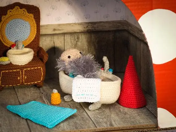 Вязаные игрушки амигуруми семейная мебель Номер модели 0964|Мягкие животные| |