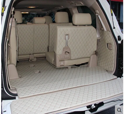 Полный Комплект ковриков для багажника+ коврик для задней двери для Toyota Land Cruiser 200, 7 мест,-2007, прочный грузовой лайнер, коврик для багажника, ковры, автомобильный стиль