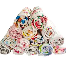 100X170 см, Детская Трикотажная хлопковая ткань с рисунком из мультфильма, Лоскутная Одежда для девочек, одежда для девочек, материал, шитье, летняя футболка