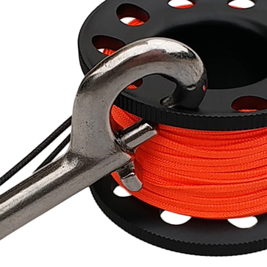 Scuba Diving SMB Surface Marker Buoy Signal Tube with Dive Reel Spool Safety Gear Equipment - Various Colors