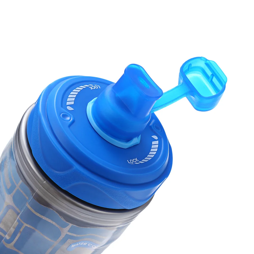 Grizzly ES8004-CX 600 мл без БАП Светоотражающая Спортивная бутылка Экологичная вращающаяся блокирующая Пылезащитная Спортивная бутылка для воды