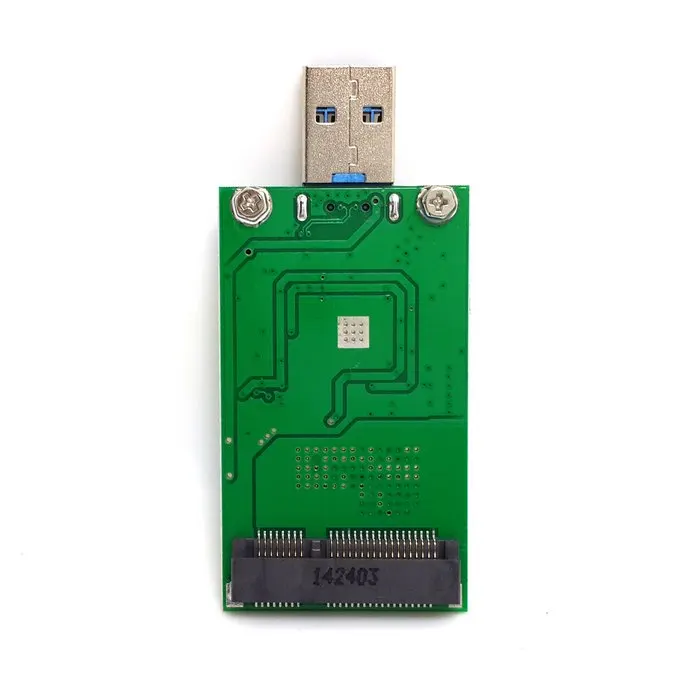 Mini pcie pci express PCI E mSATA к USB 3 0 USB3.0 Внешний SSD PCBA конвейер адаптер карта без чехла|msata