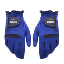 New Arrivals Soft Elasic Breathable Anti-slip Microfiber Golf Gloves Mittens for Men Left Right Hand Golf Training Aids Wear