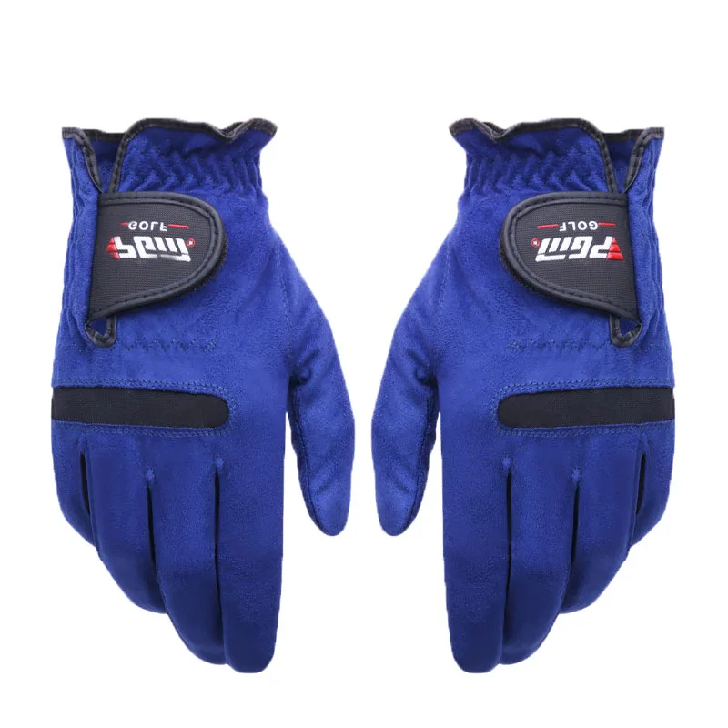 

New Arrivals Soft Elasic Breathable Anti-slip Microfiber Golf Gloves Mittens for Men Left Right Hand Golf Training Aids Wear