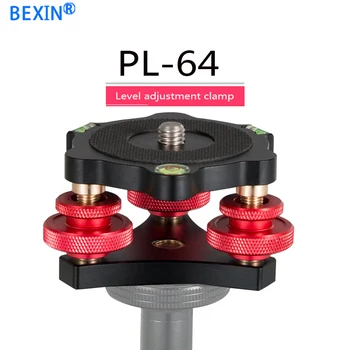 

BEXIN LP-64 Camera Aluminium Alloy Quick release Level Base For Tripod Monopod ball head Photography accessories quick