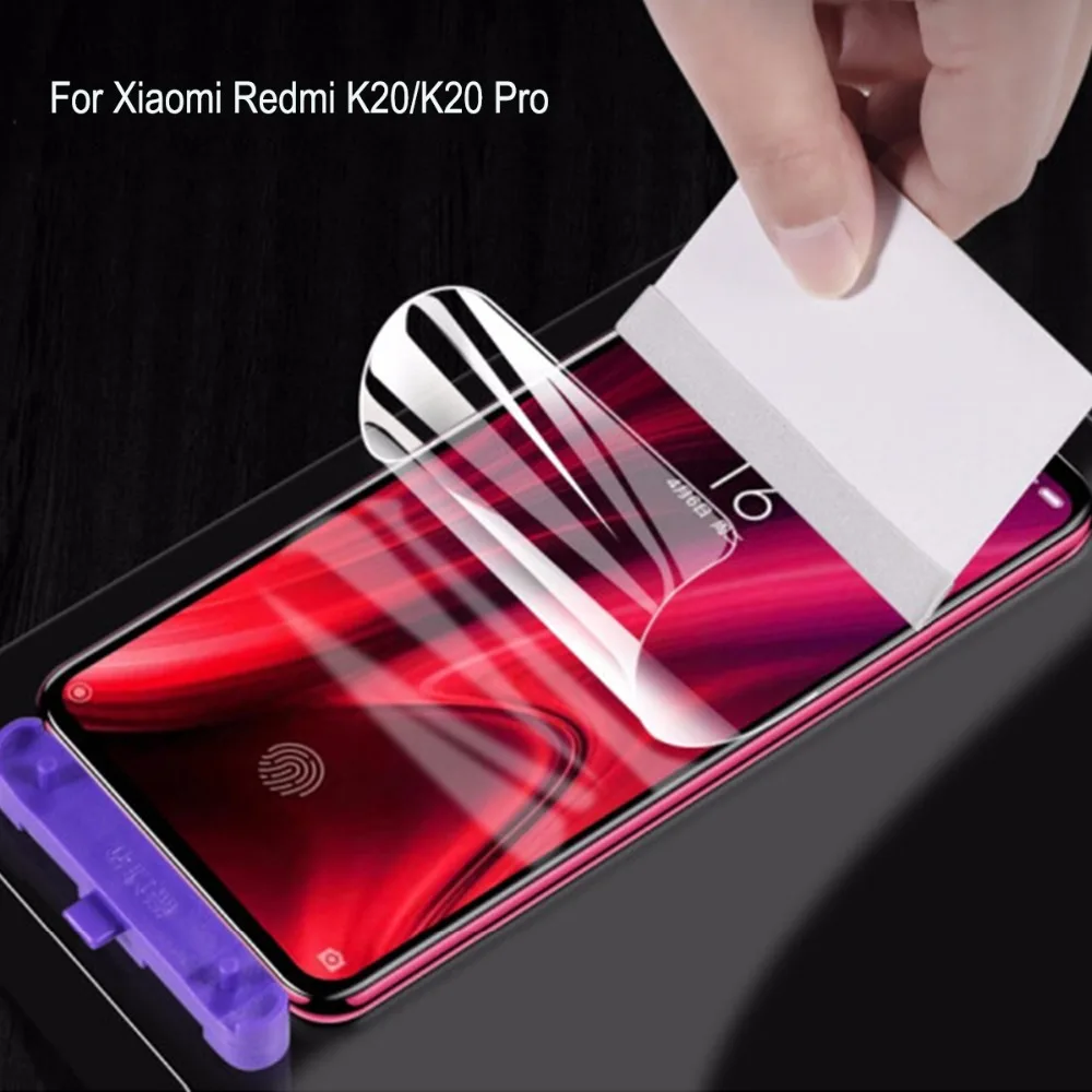 2 шт 9D Передняя Задняя Гидрогелевая пленка для Xiaomi mi 9 SE CC9 9T Pro HD защитная пленка для экрана Red mi K20 Pro мягкая полная пленка не стекло