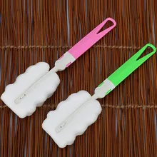 Губка щетка для детской бутылочки Кормление новорожденных молочные бутылки соски Кисть Очиститель, инструмент для очистки