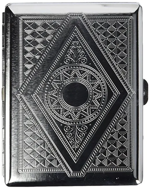 Серебряный Винтаж Victorian Scroll компактный(20 83 S) металл-покрытие портсигар Box держатель и Stash Box 3 шт./лот cg8191