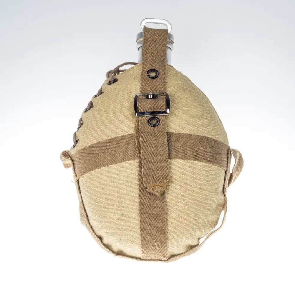 

WW2 GERMAN ARMY MILITARY CAMPING WATER ALUMINUM CANTEEN SET