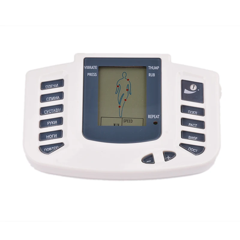 JIARUI Body Massage Machine Electronic Muscle Stimulator Relax Muscle Massage Tens Acupuncture Therapy Slipper+16 Pads JIARUI Body Massage Machine Electronic Muscle Stimulator Relax Muscle Massage Tens Acupuncture Therapy Slipper+16 Pads
