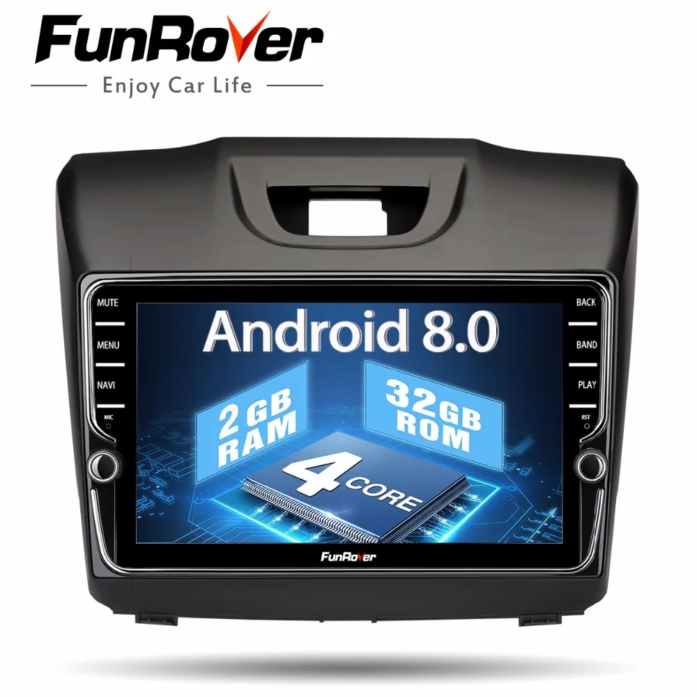 Excellent Funrover IPS 2 din Car DVD Navigation multimedia Player for Chevrolet Trailblazer Colorado S10 Isuzu D-max MU-X Radio stereo gps 0