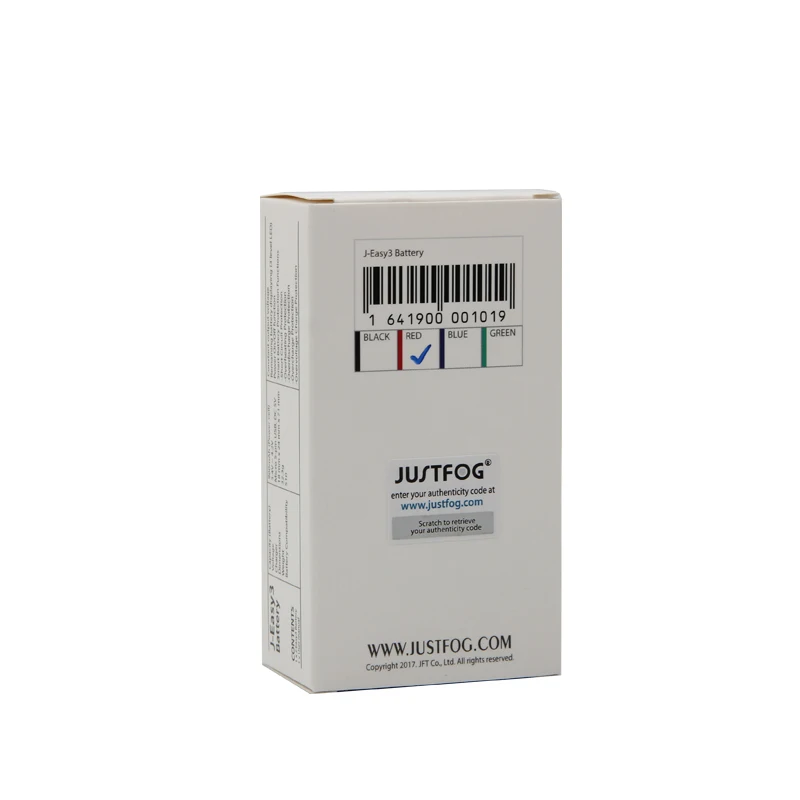 Оригинальная JUSTFOG J Easy 3 батарея vv mod 900mAh с индикаторными лампами для P16A