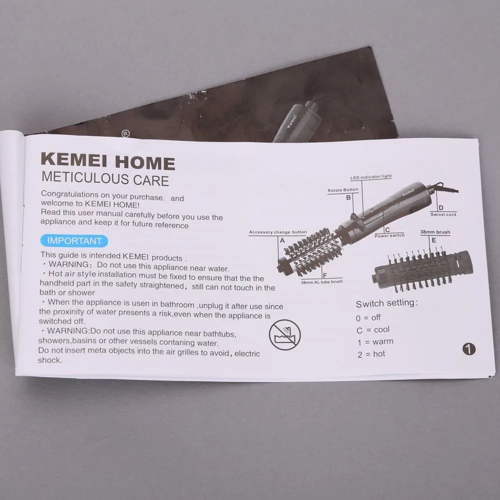 KEMEI автоматические вращающиеся волосы стиль r волосы бигуди гребни профессиональный фен для волос бигуди стиль парикмахерское оборудование KM-8000