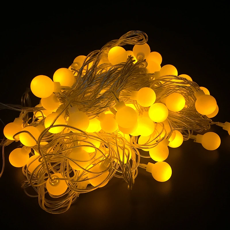 

Multicolor 220V 10M 100 LED Linkable Ball holiday String Light for Home Decoration/Wedding/Birthday/Holiday/Chrismas Party