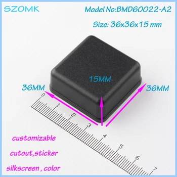 

20 pcs/lot free shipping abs plastic enclosures for electronics project boxes 19 rack mount enclosure 36x36x15mm