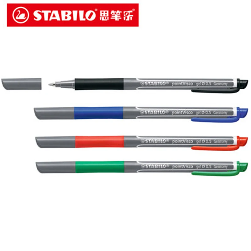 Немецкая нейтральная Ручка STABILO 1098 с заостренным концом гелевые чернила ручка