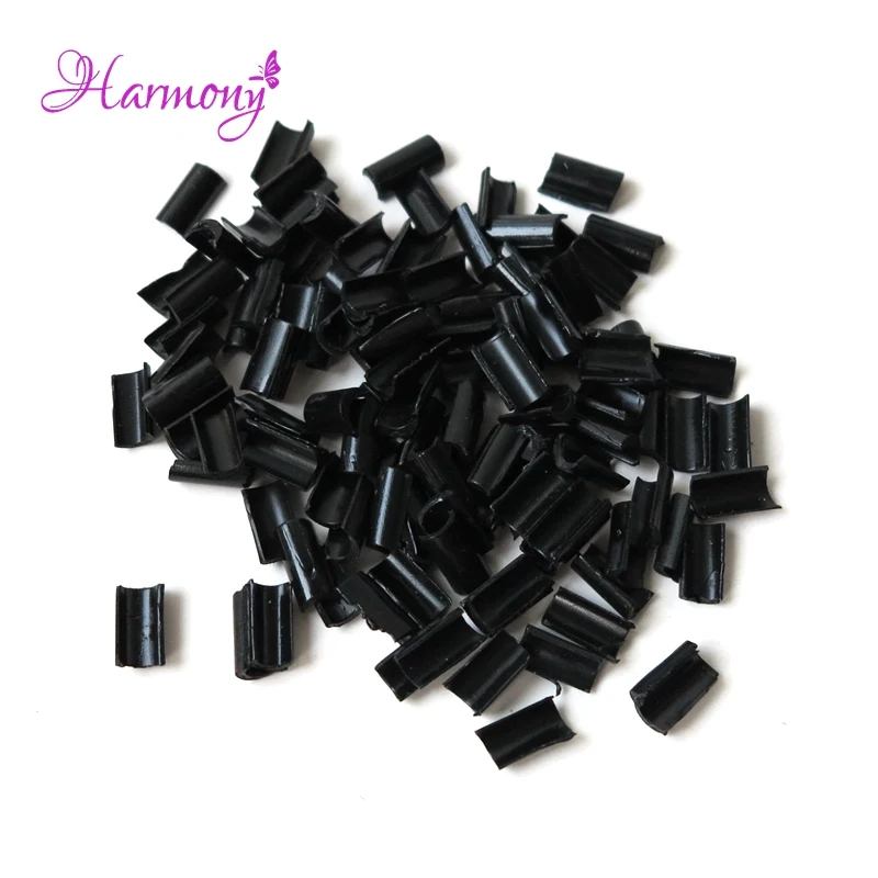Free shipping 200pcs Nail Tip Keratin Glue Brown Color U Tip Hair keratin nail tip glue for Hot Fusion Pre Bonded Hair