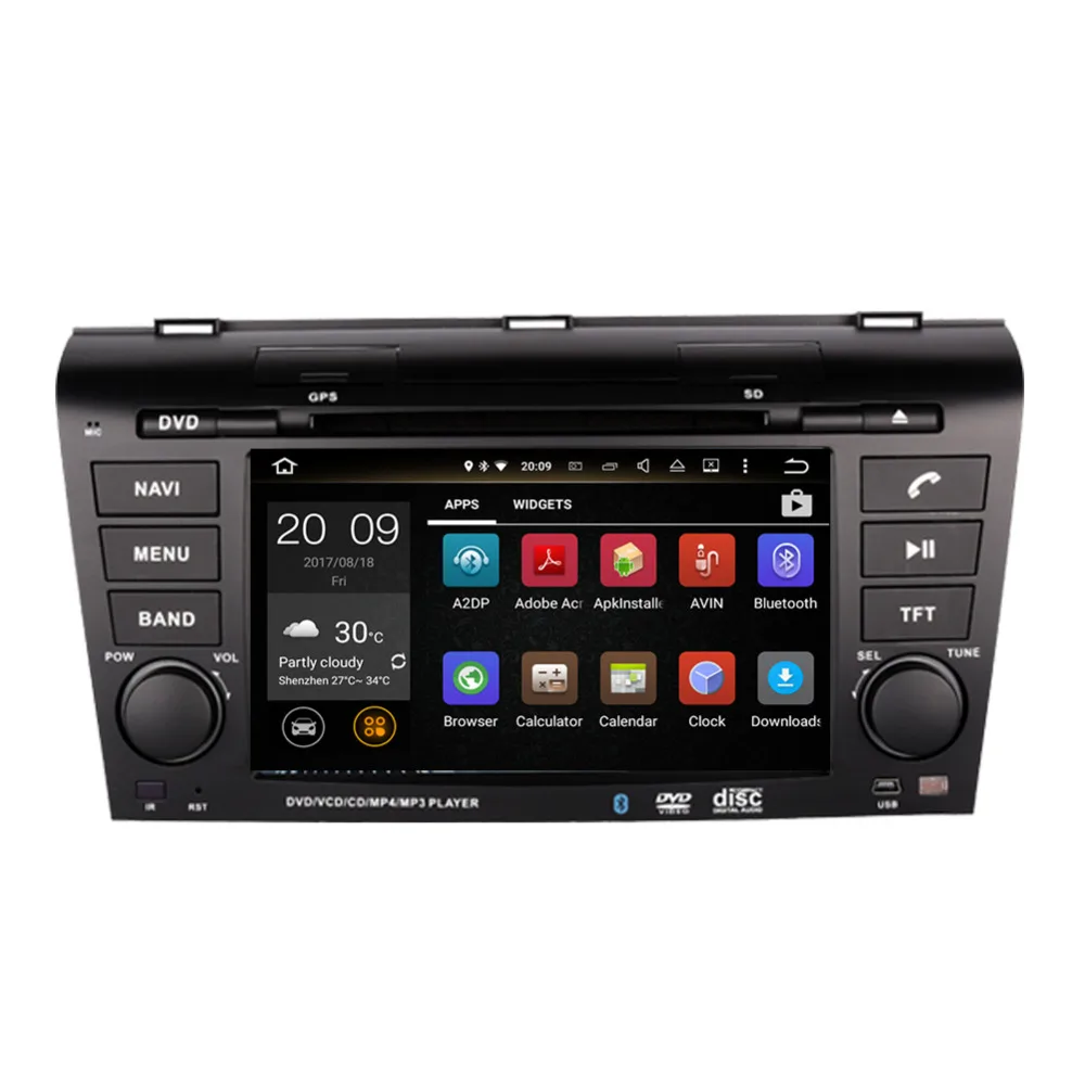 Cheap Android 8.0 Octa Core 4GB RAM Car PC DVD Head Unit with Bluetooth For Mazda 3 2004 2005 2006 2007 2008 2009 Radio Stereo Wifi 3