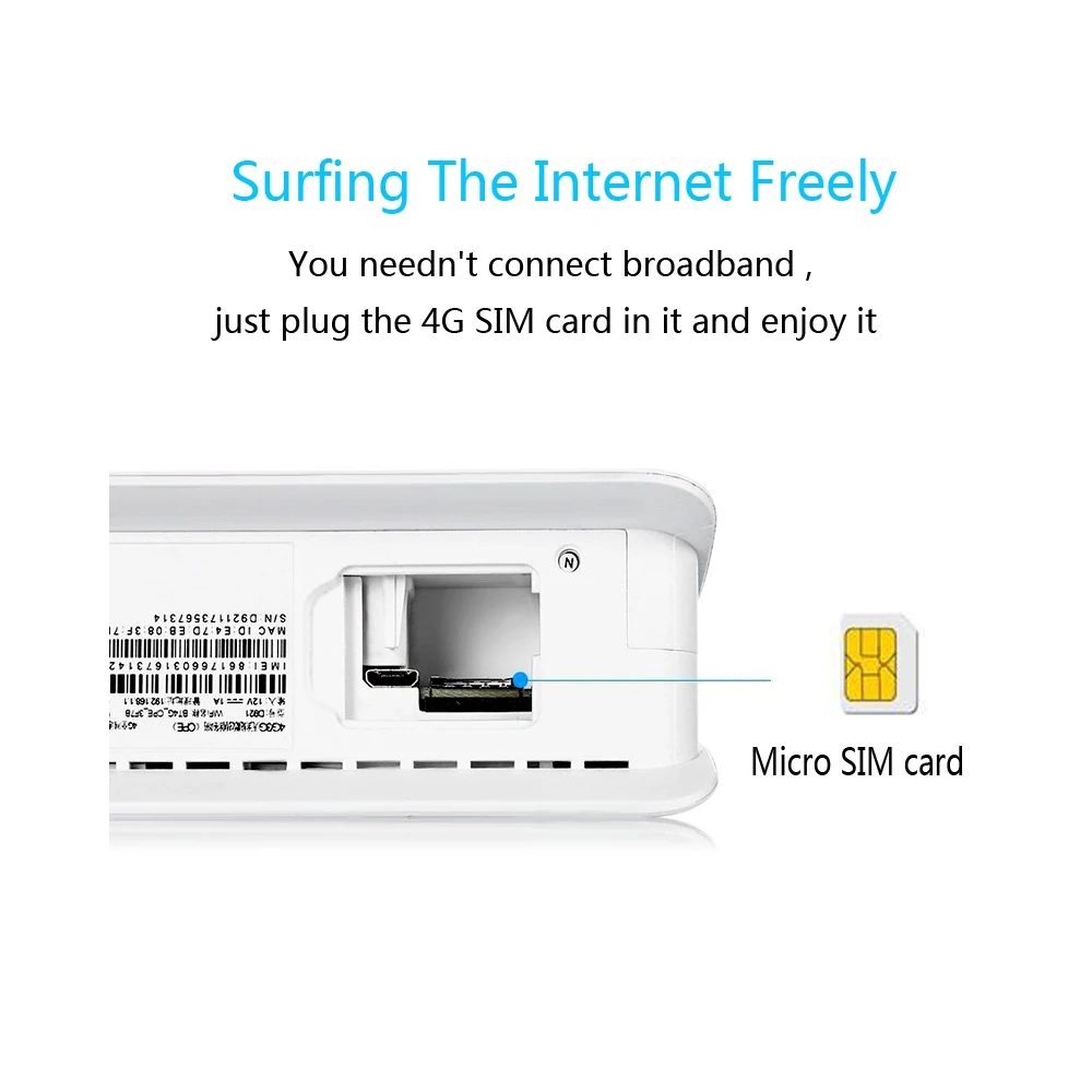 Unlocked 300Mbps Wifi Routers 4G lte cpe Mobile Router with LAN Port Support SIM card Portable 3